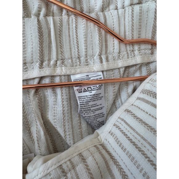 Banana republic factory size 18 new with tag linen blend shorts - Picture 3 of 9